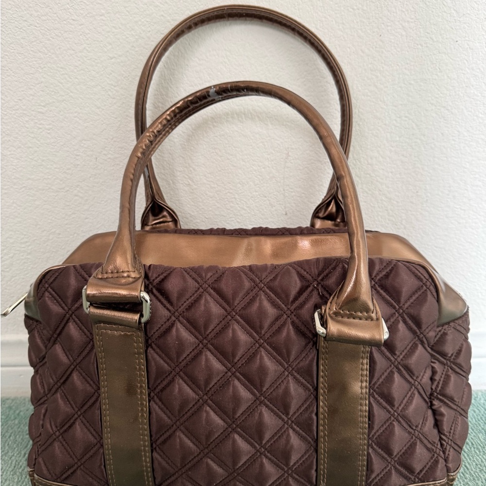 Quilted Brown Handbag